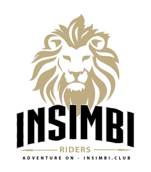 Logo of Insimbi Riders featuring a stylized lion and bold text